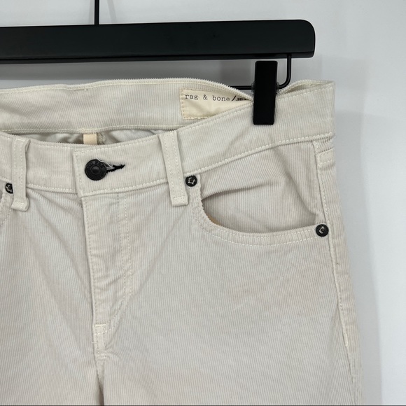 rag & bone Denim - Rag & Bone Skinny Leg Classic Pocket Denim Jeans in Winter White Women's